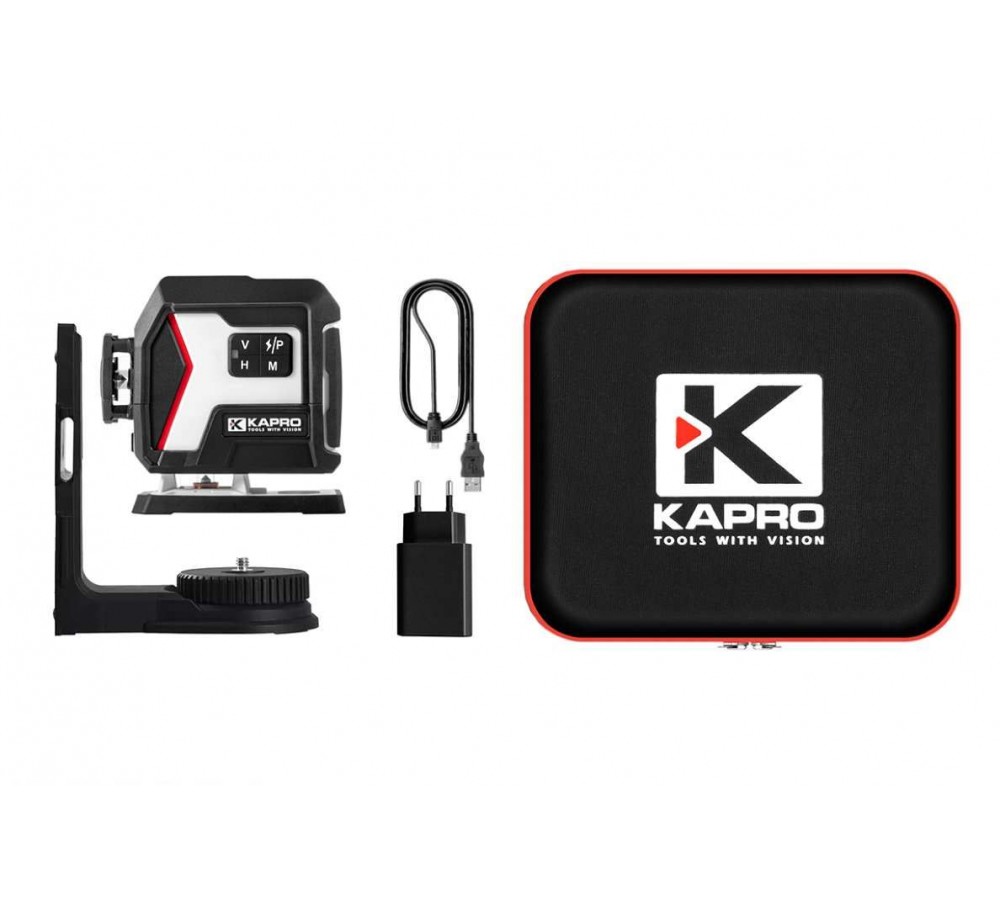 KAPRO 933G kryžminių linijų lazeris Green 3D NUCLEO mini